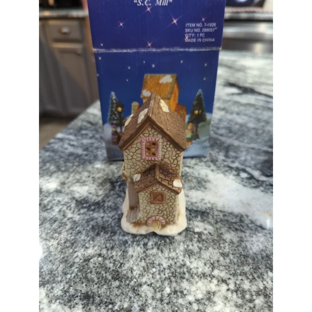 Miniature Olde Town Village Christmas Village S.C. Mill